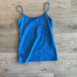 Sparkly blue Loft cami